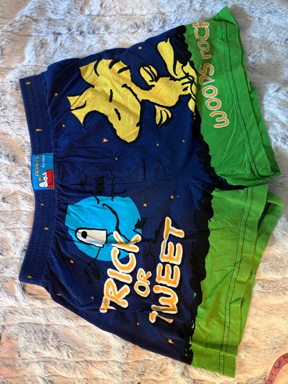 Peanuts "Trick or Tweet" Woodstock Boxers *RUNS SMALL*